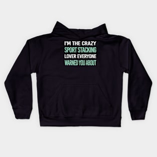 Crazy Lover Sport Stacking Cup Stacking Speed Stacking Kids Hoodie